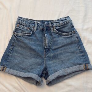 Zara Women's Blue Jean Shorts